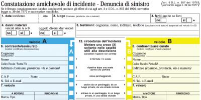 A cosa serve il modulo CID per l’assicurazione?