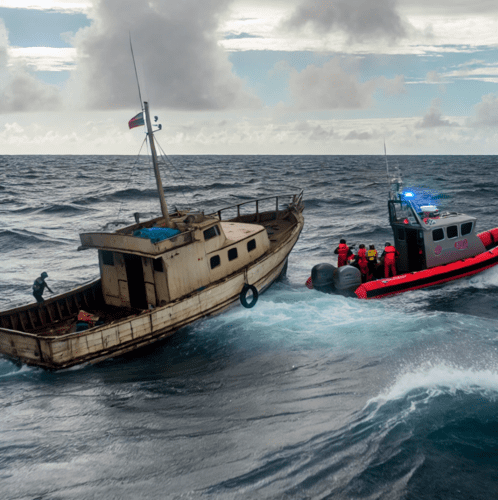 Barca in Avaria e Soccorso in Mare